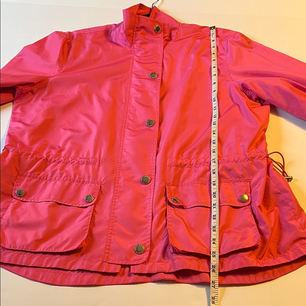 Lauren Ralph Lauren Women Petite Large Pink Lined Windbreaker Jacket - Picture 6 of 8